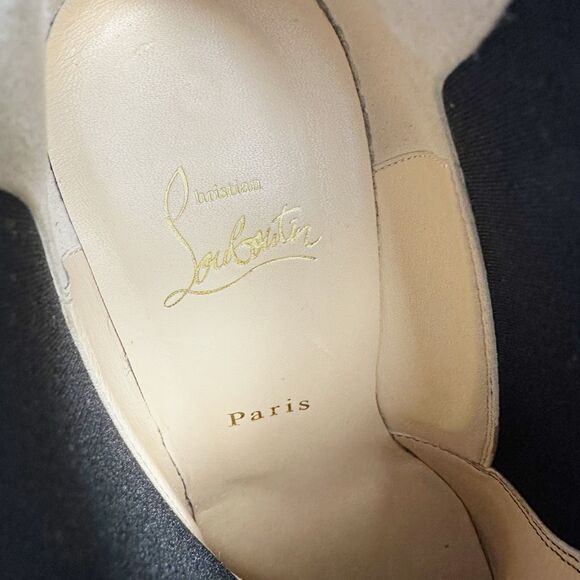 Christian Louboutin NIB Black Ankle Boots with Red Soles - Picture 11 of 16